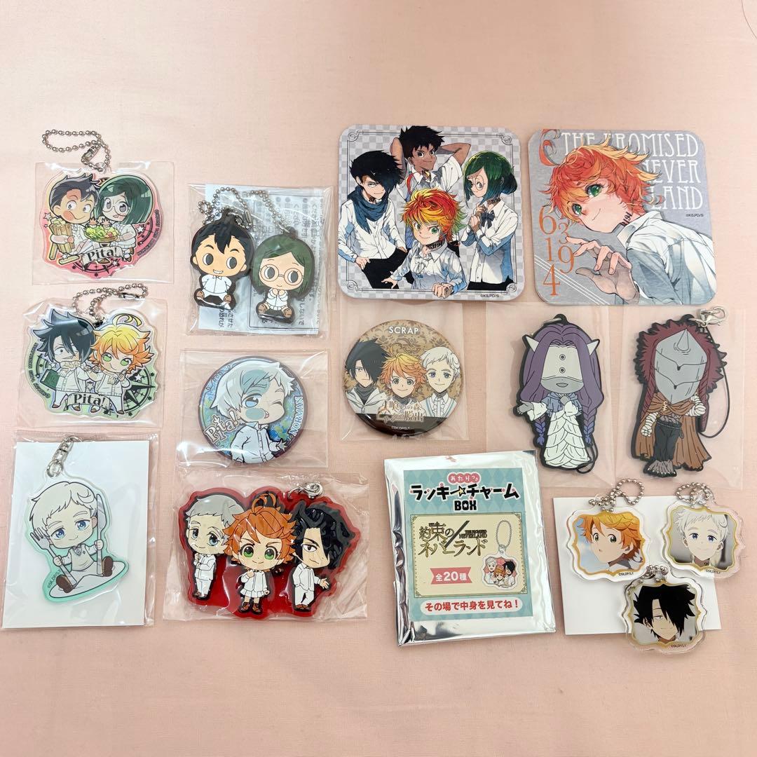 約束のネバーランド 約ネバ グッズセット エマ レイ ノーマン 缶バッジ