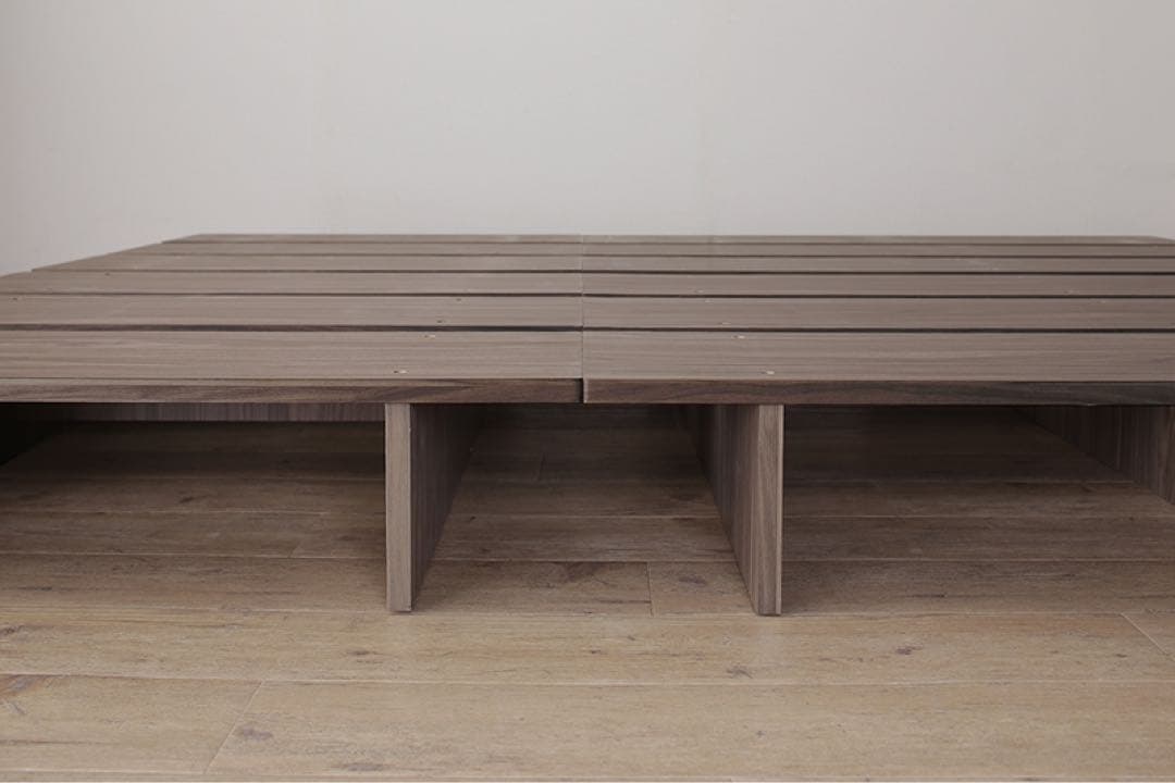 頑丈すのこ構造！天然木調ライフスタイルペット シングル（フレームのみ）