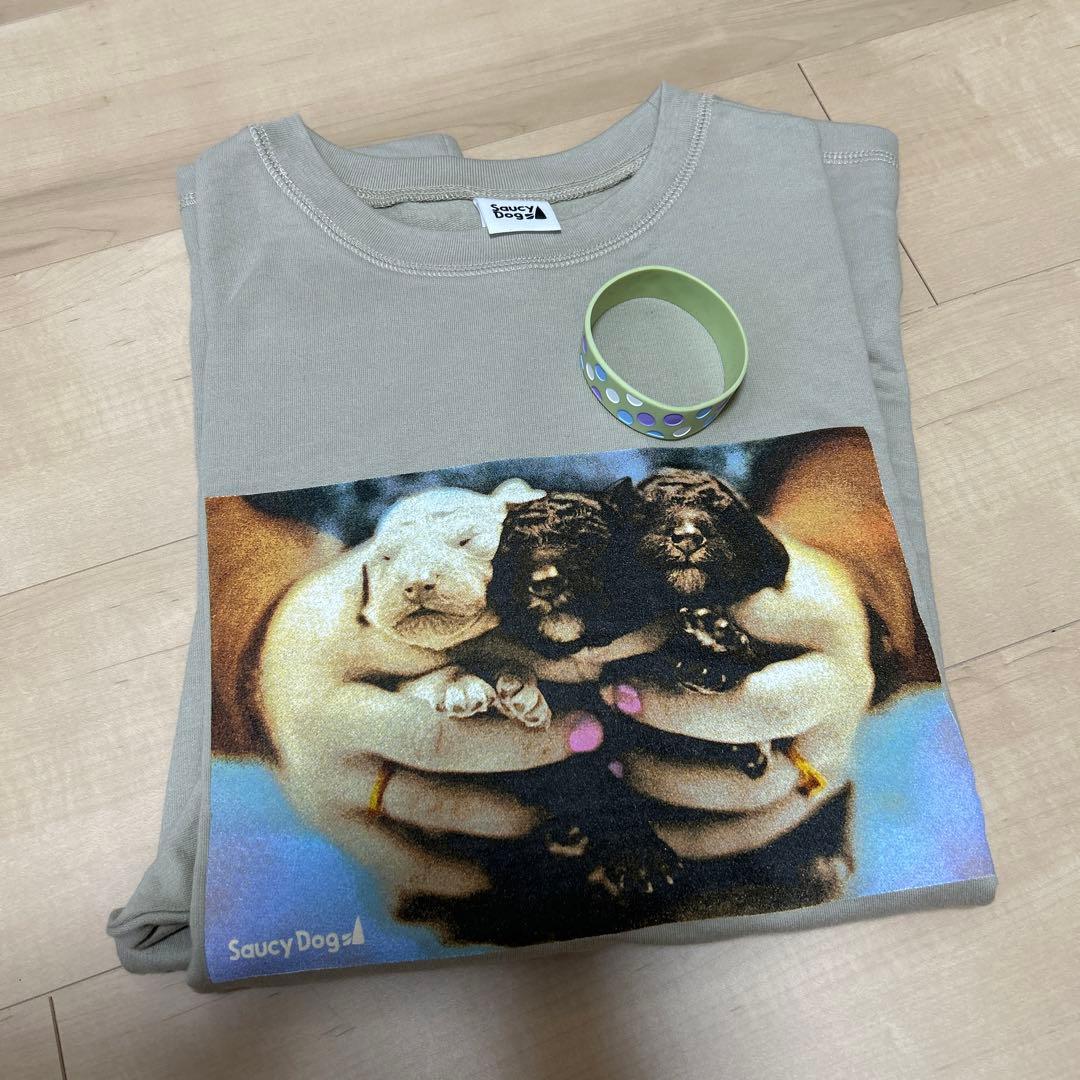 saucy dog サウシードッグ グッズ ロンT 長袖 ドット ラババン - メルカリ