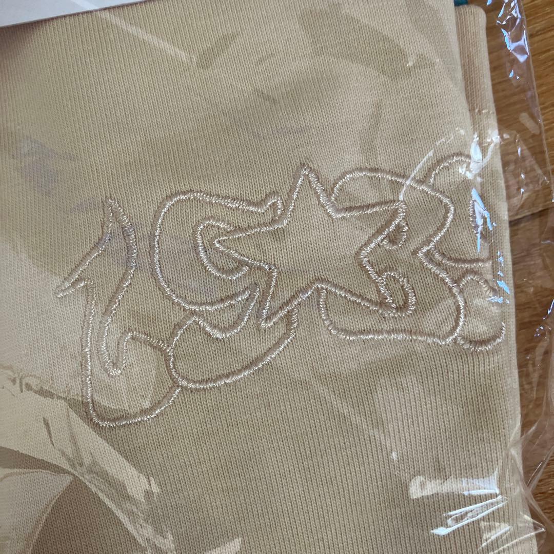 RE. 仲里依紗Tシャツ クリーム×ブルー FREE