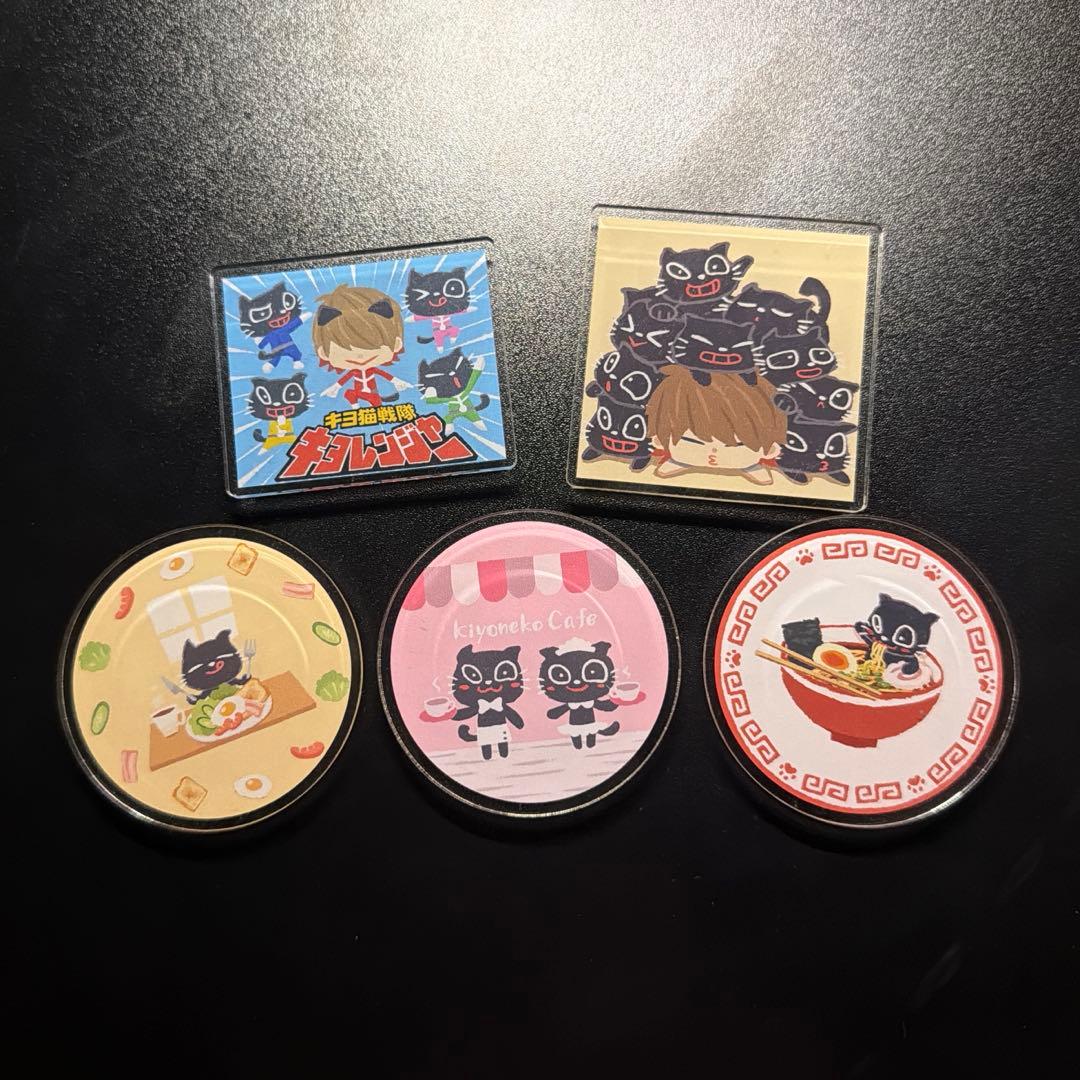 キヨ猫 缶バッチ - メルカリ
