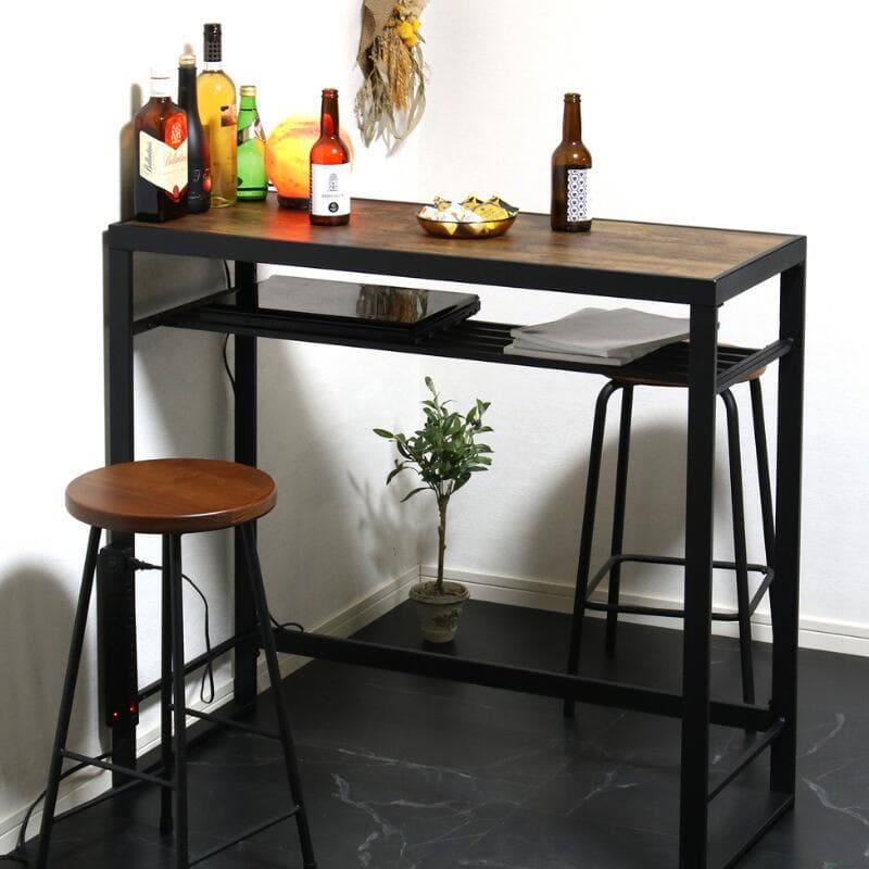 ◆新品◆カウンターテーブル 省スペース カウンターデスク インダストリアル