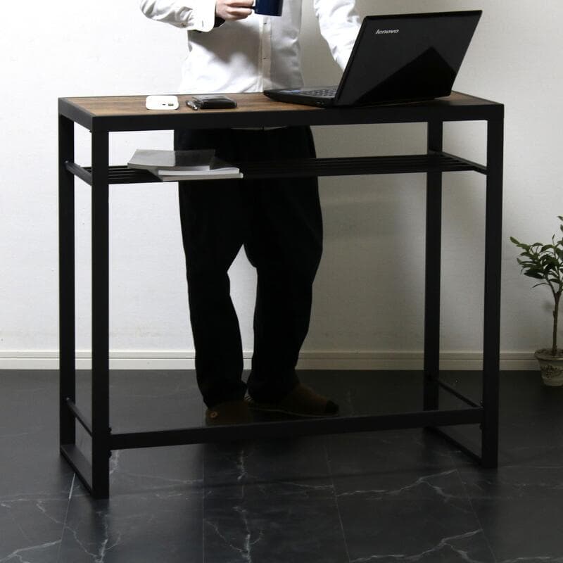 ◆新品◆カウンターテーブル 省スペース カウンターデスク インダストリアル