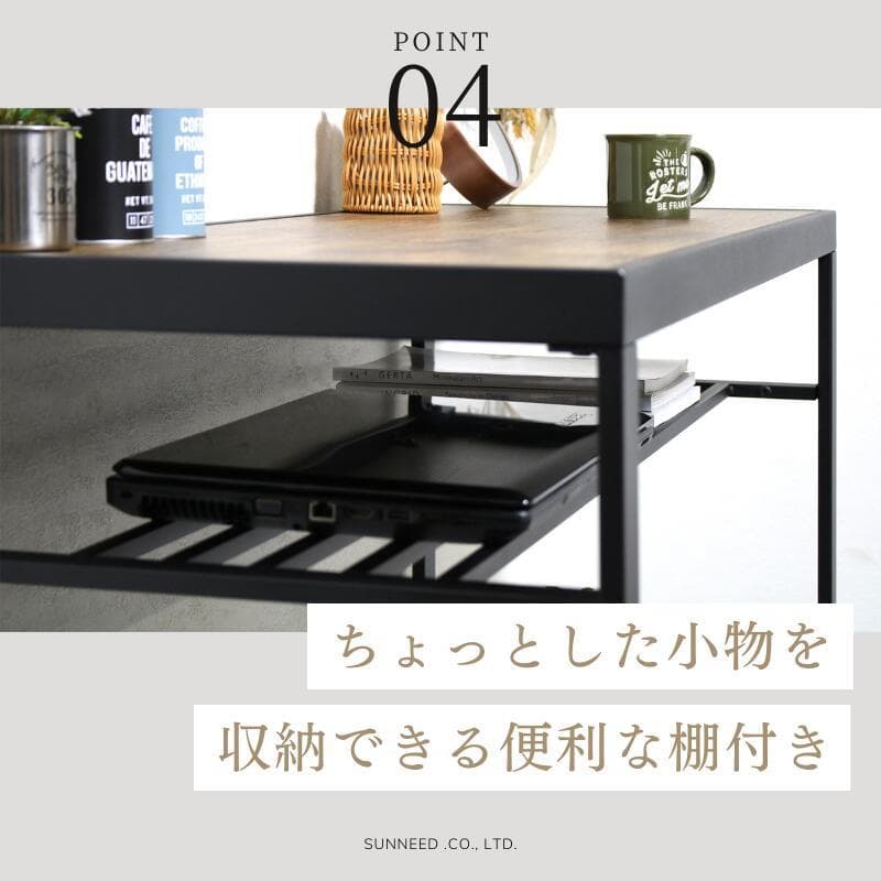 ◆新品◆カウンターテーブル 省スペース カウンターデスク インダストリアル