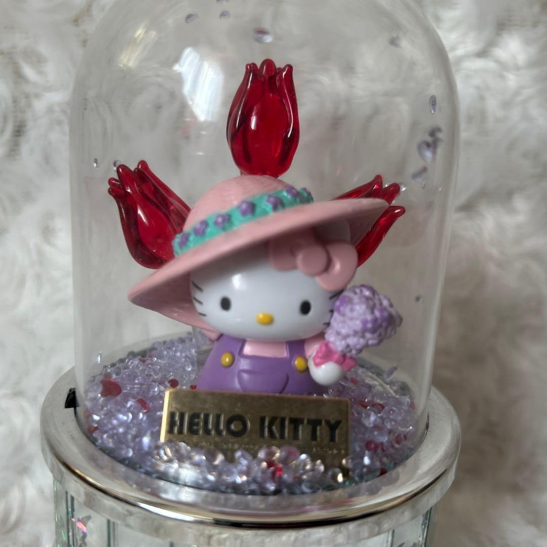 ハローキティ　北海道限定　オルゴール　年代物　平成レトロ　ラベンダー　サンリオ