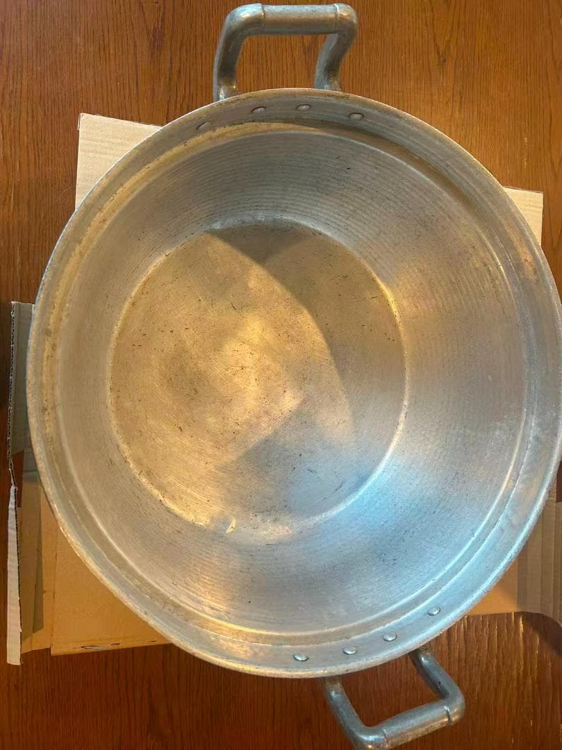 業務用両手鍋　アルミ製　厚手日本製　直径50cm