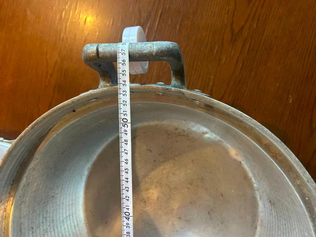 業務用両手鍋　アルミ製　厚手日本製　直径50cm