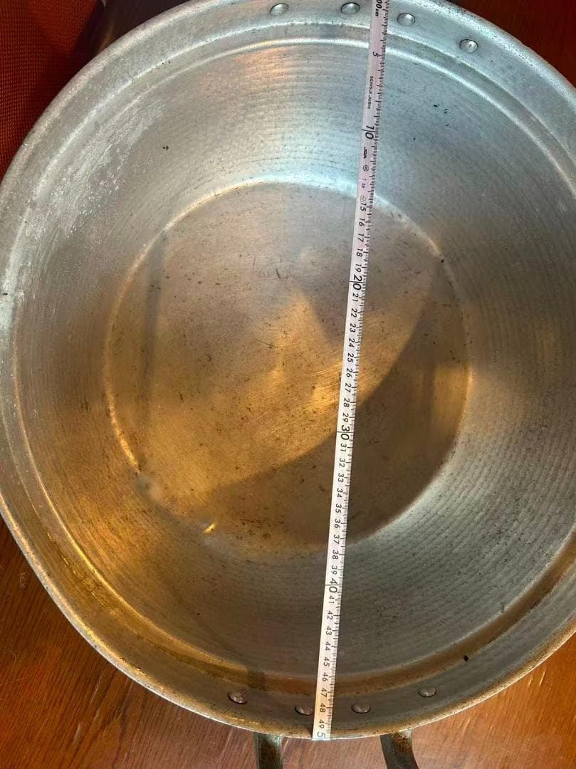 業務用両手鍋　アルミ製　厚手日本製　直径50cm