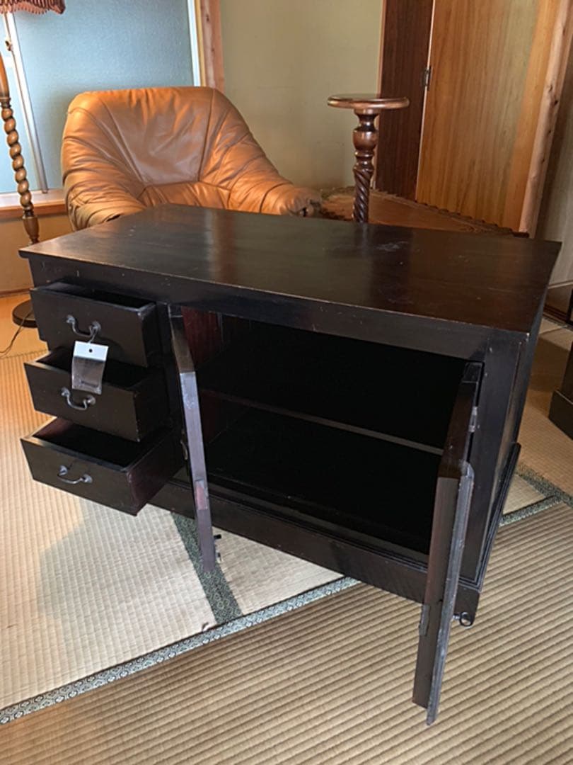 蔵出し アンティークキャビネット【大小セット】