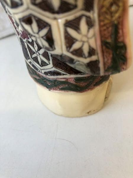 Y リユース 中国 置物 人物 アンティーク 人形 美術品 インテリア S