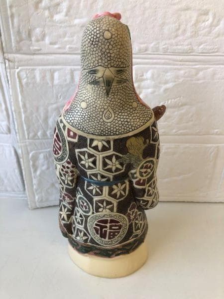 Y リユース 中国 置物 人物 アンティーク 人形 美術品 インテリア S