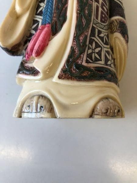 Y リユース 中国 置物 人物 アンティーク 人形 美術品 インテリア S