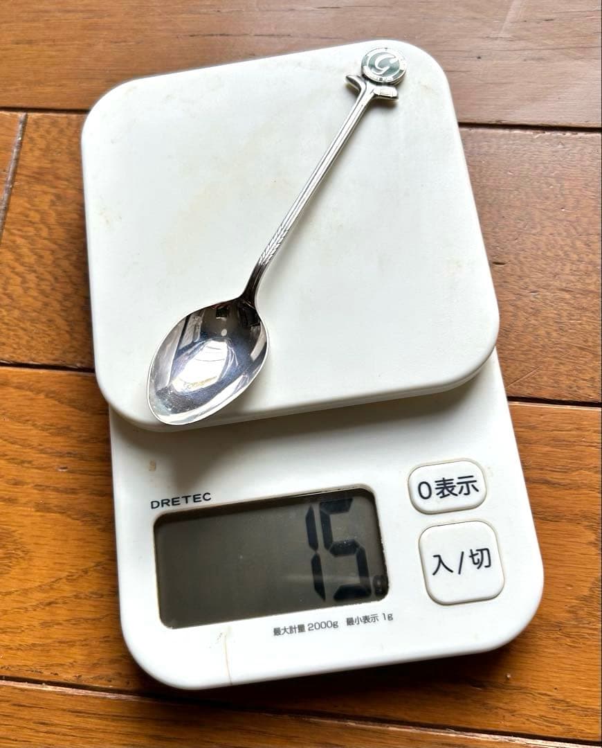 【未使用】ゴルフコンペ賞品カトラリー（スプーン3本）スターリングシルバー宮本商行