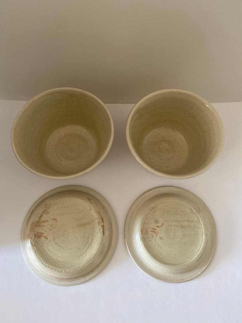 市川孝 白瓷 蓋付き保存容器 小サイズ 2点セット