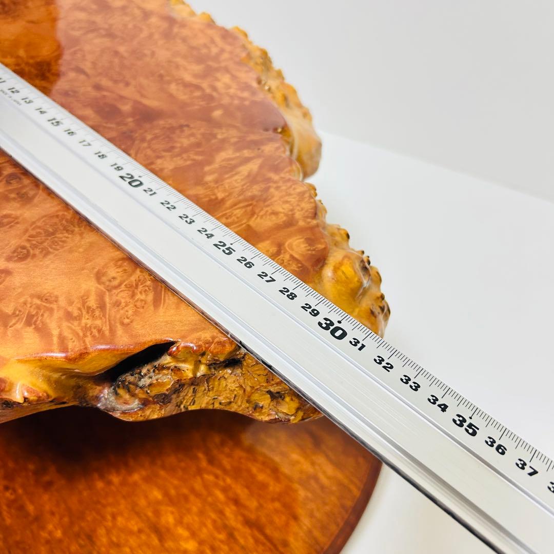 【超希少】本花梨瘤 玉杢 二段飾り台 花台 オブジェ 置物棚 飾棚 盆栽台