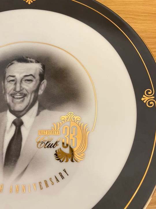 ☆希少　リミテッド　ディズニー　クラブ33 ウォルトディズニー　プレート　皿