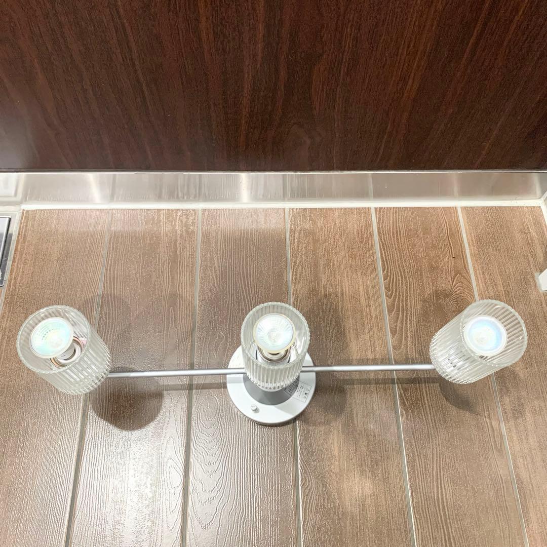 2点 ヤマギワ 3灯 スポットライト 照明 ペンダント ライト ガラス ランプ