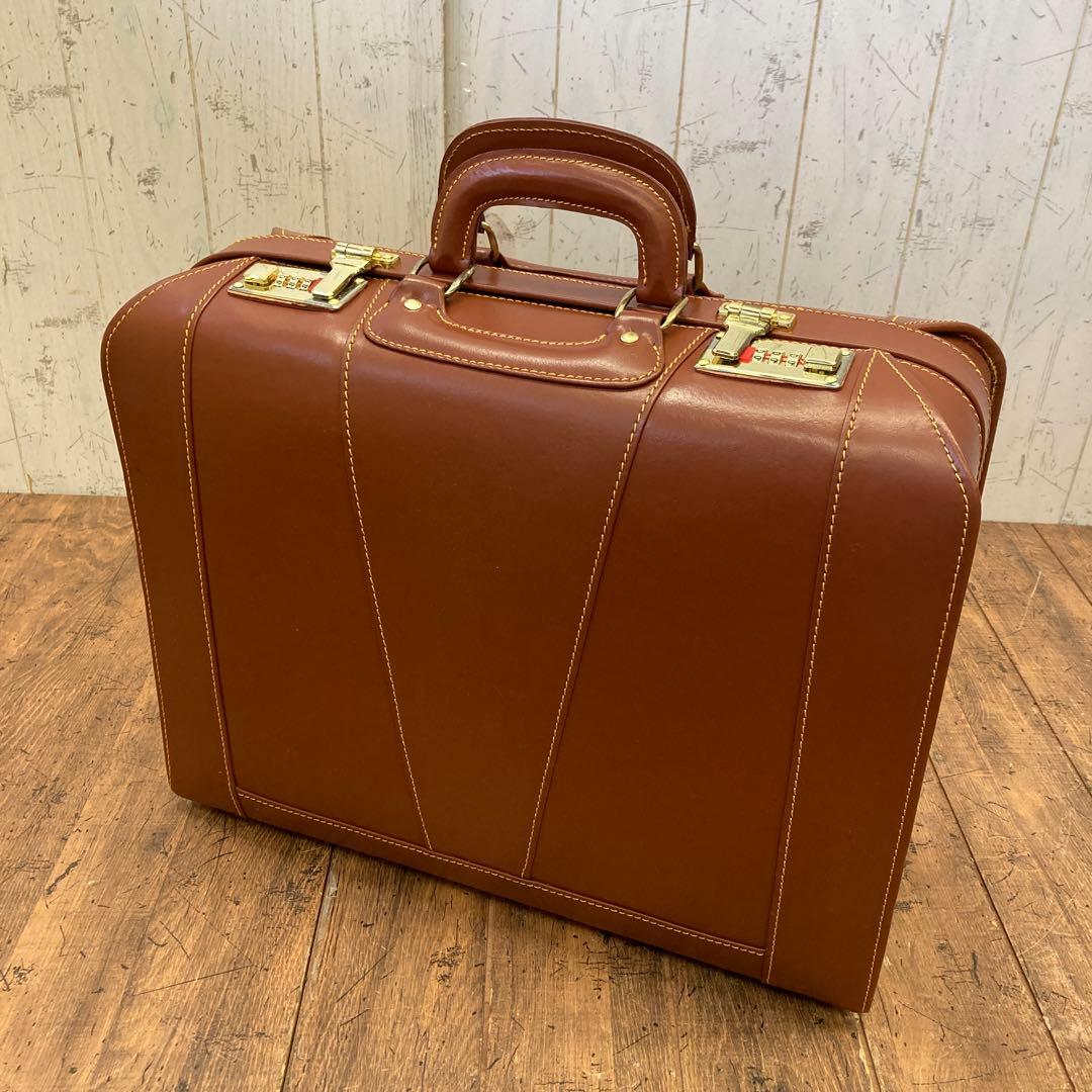 昭和レトロ アンティーク ビジネスバッグ ダレスバッグ トランクケース