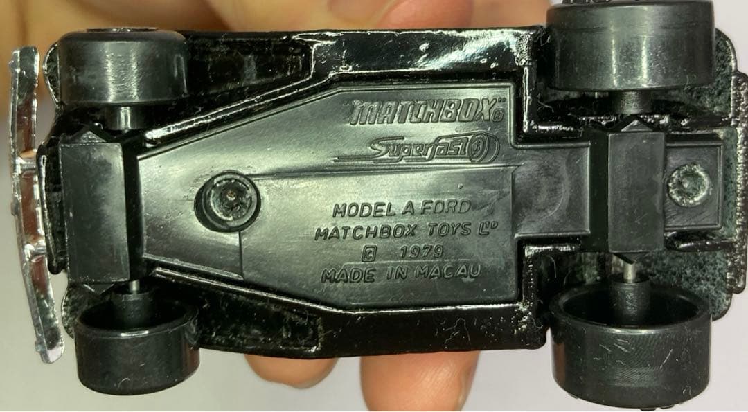 ☆希少☆青箱マッチボックス☆MB-73 フォードモデルA FORD 黒 マカオ製