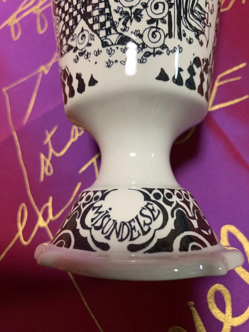 ビヨンヴィンブラッド　ニモール窯のビンテージのレアなコップ型花瓶！ペン立てにも！