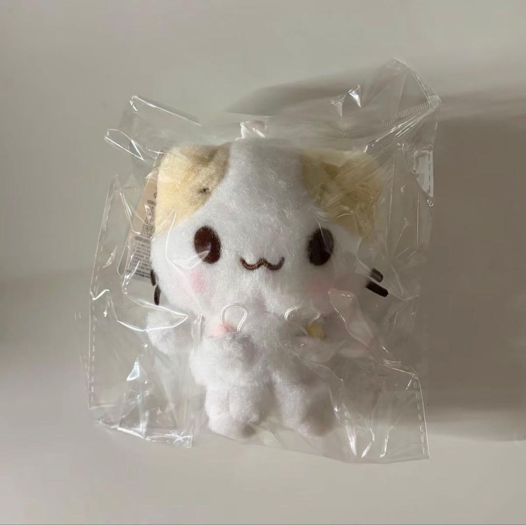 マシュマロみたいなふわふわにゃんこ 韓国限定 マスコットホルダー