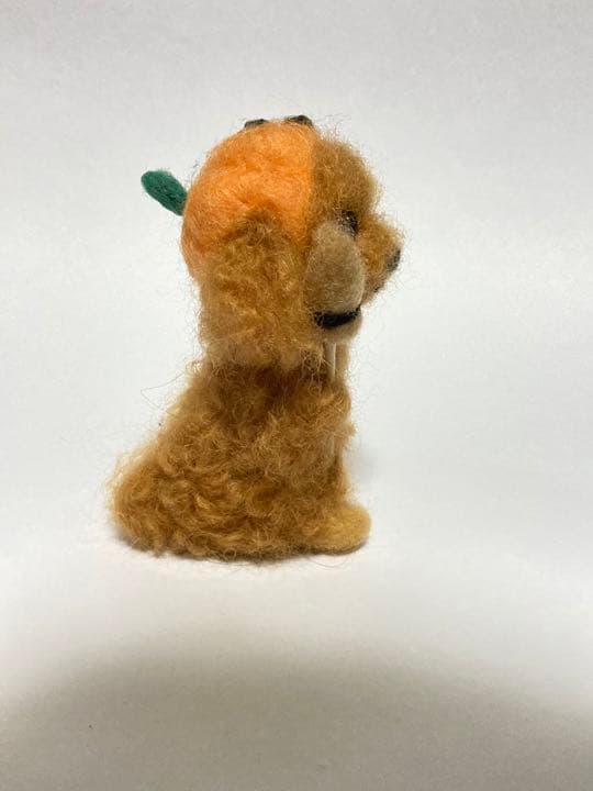 見本品 ハロウィーン 羊毛フェルトトイプードル トイプードル