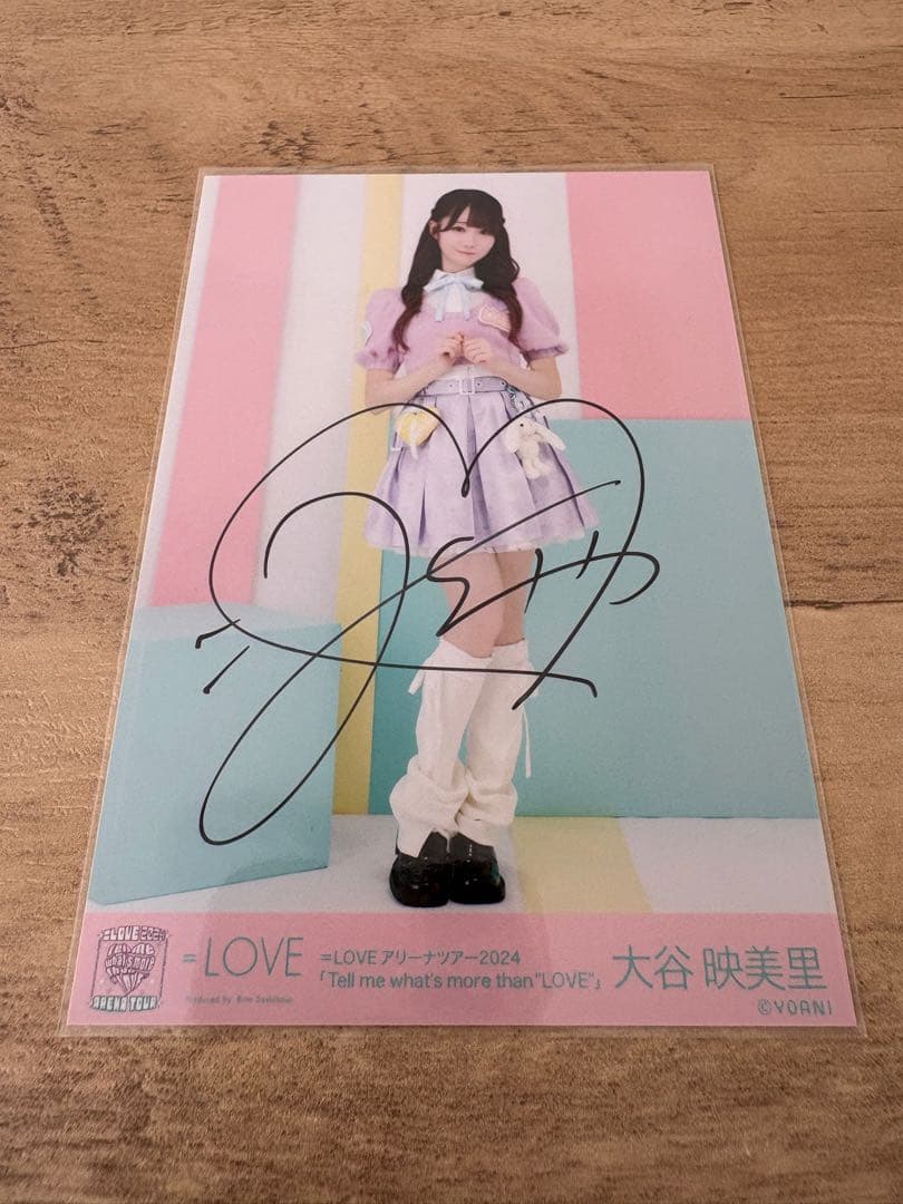大谷映美里 直筆 生写真 アリーナツアー2024 - メルカリ