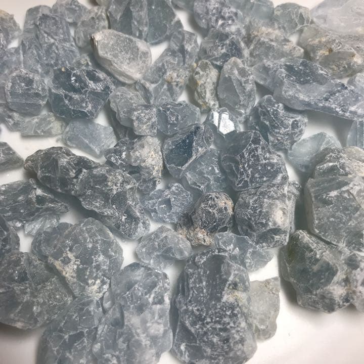 ★特選一石★天使の石♡【200gセレスタイト『天青石』結晶原石さざれ】❤️