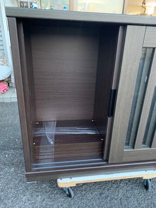 ニトリ サイドボード アカツキ 90DBR