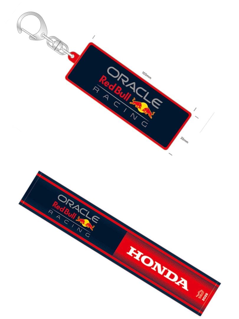 新品F1日本GP鈴鹿2025レッドブルホンダキーリングとマフラータオルの