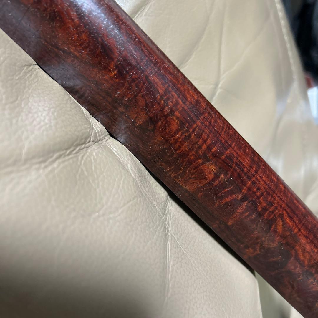花柄の津軽三味線　太棹　紅木