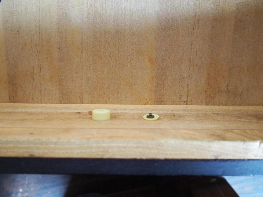 鏡台　鏡付き　引き出し　チェスト　小物入れ　黒漆