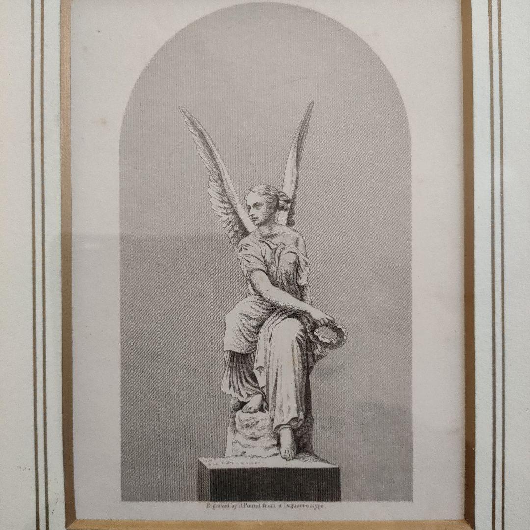 \"新品\"E.Roffeエドウィン ロッフェ　銅版画『勝利の女神』1800年代制作