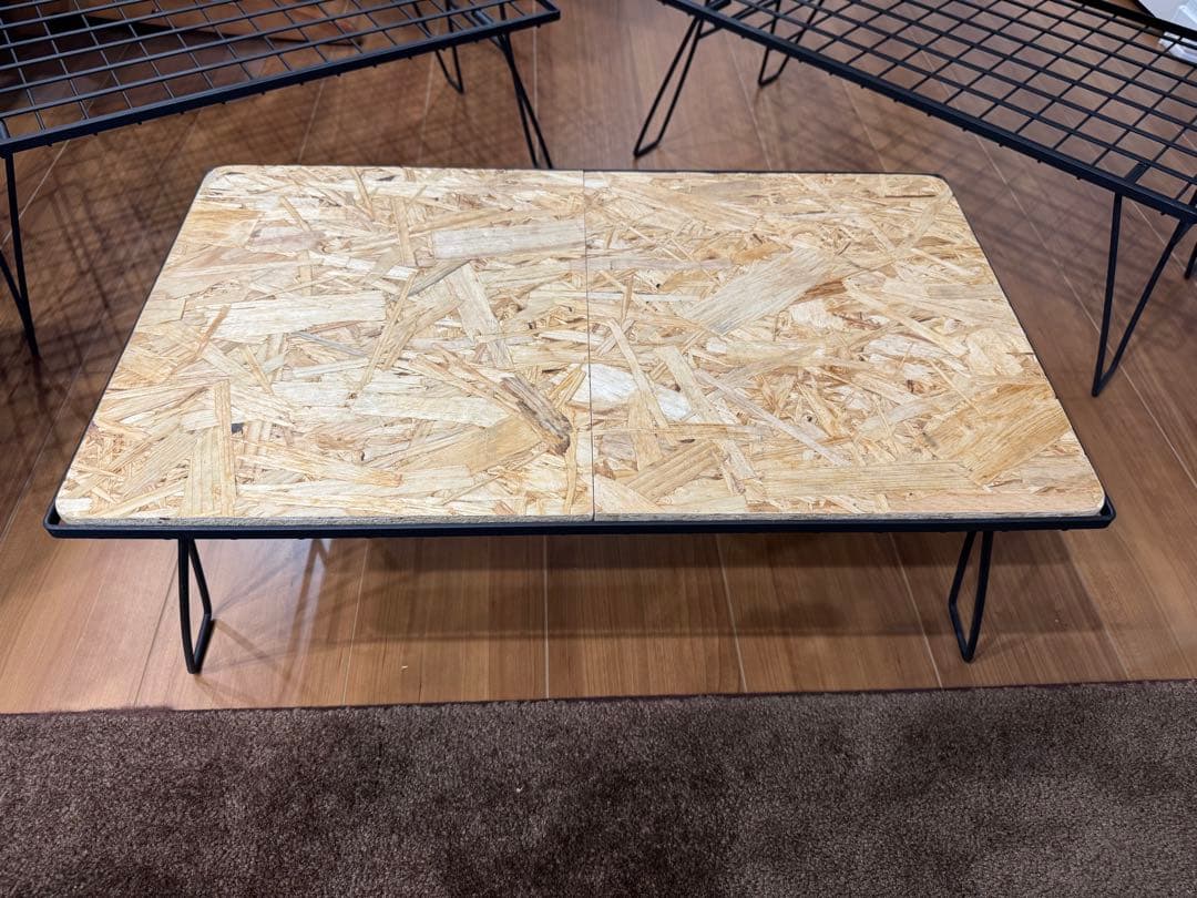 HIBARI フィールドラック4台セット　収納ケース＋天板2セット付き