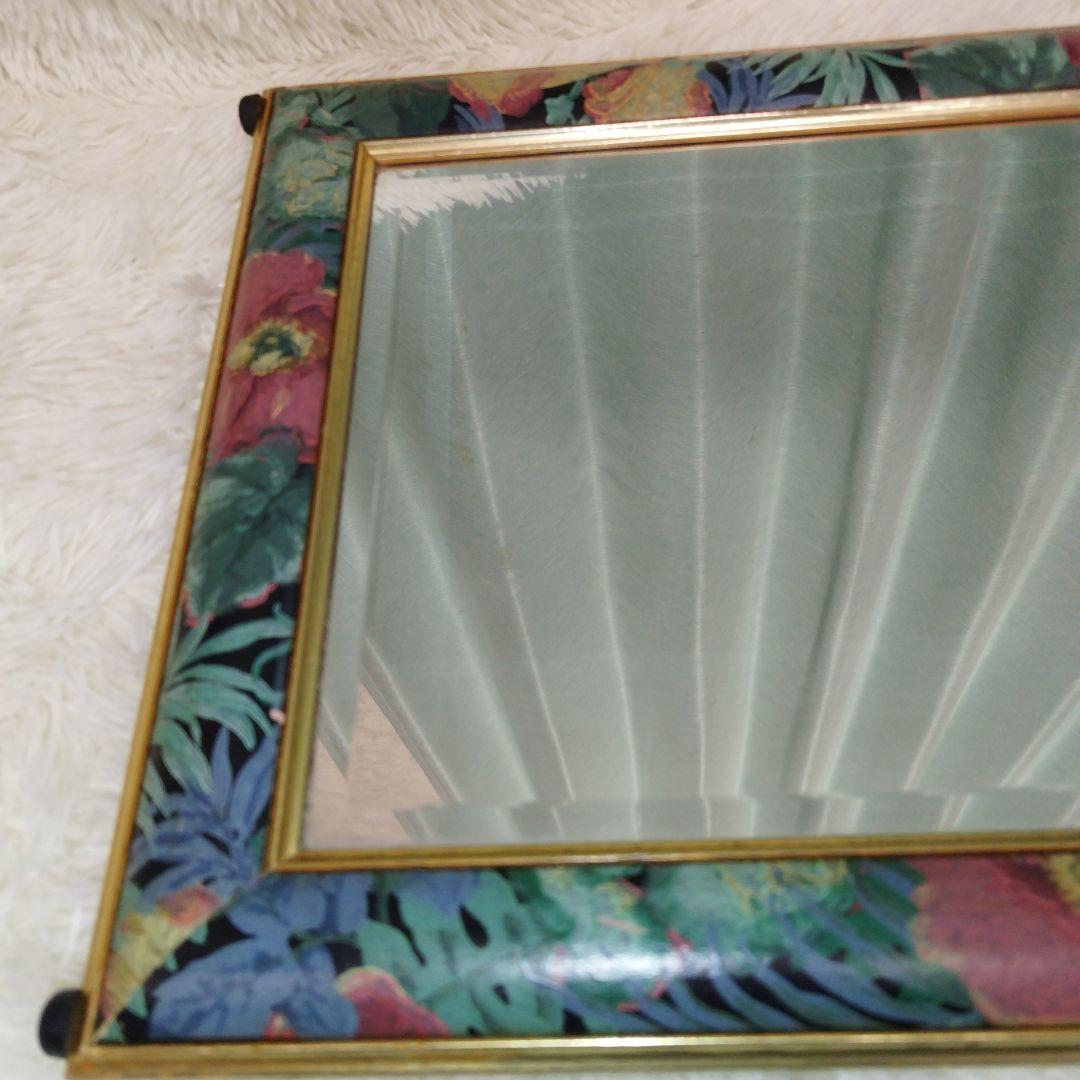 レトロ　スタンドミラー　塩川光明堂