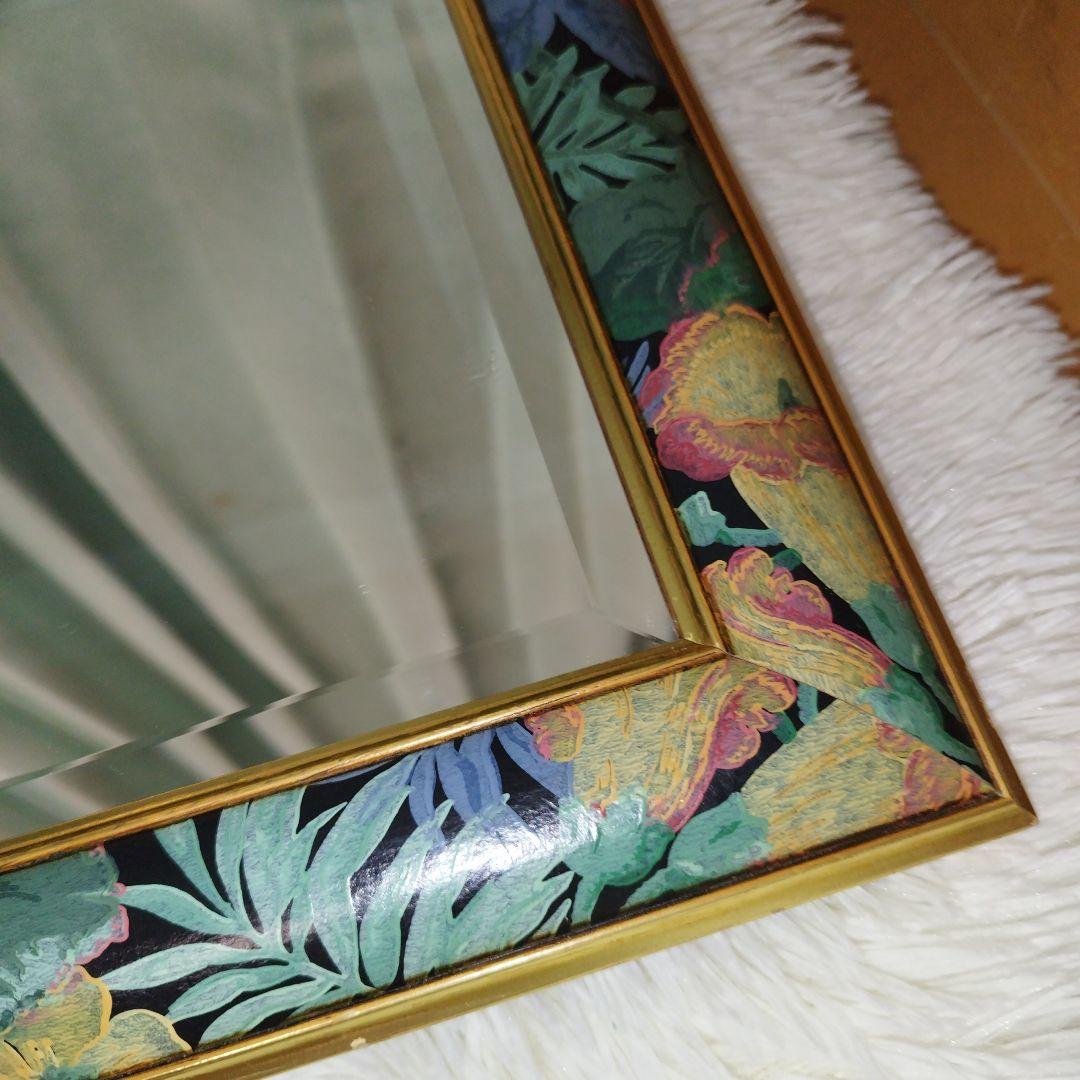 レトロ　スタンドミラー　塩川光明堂