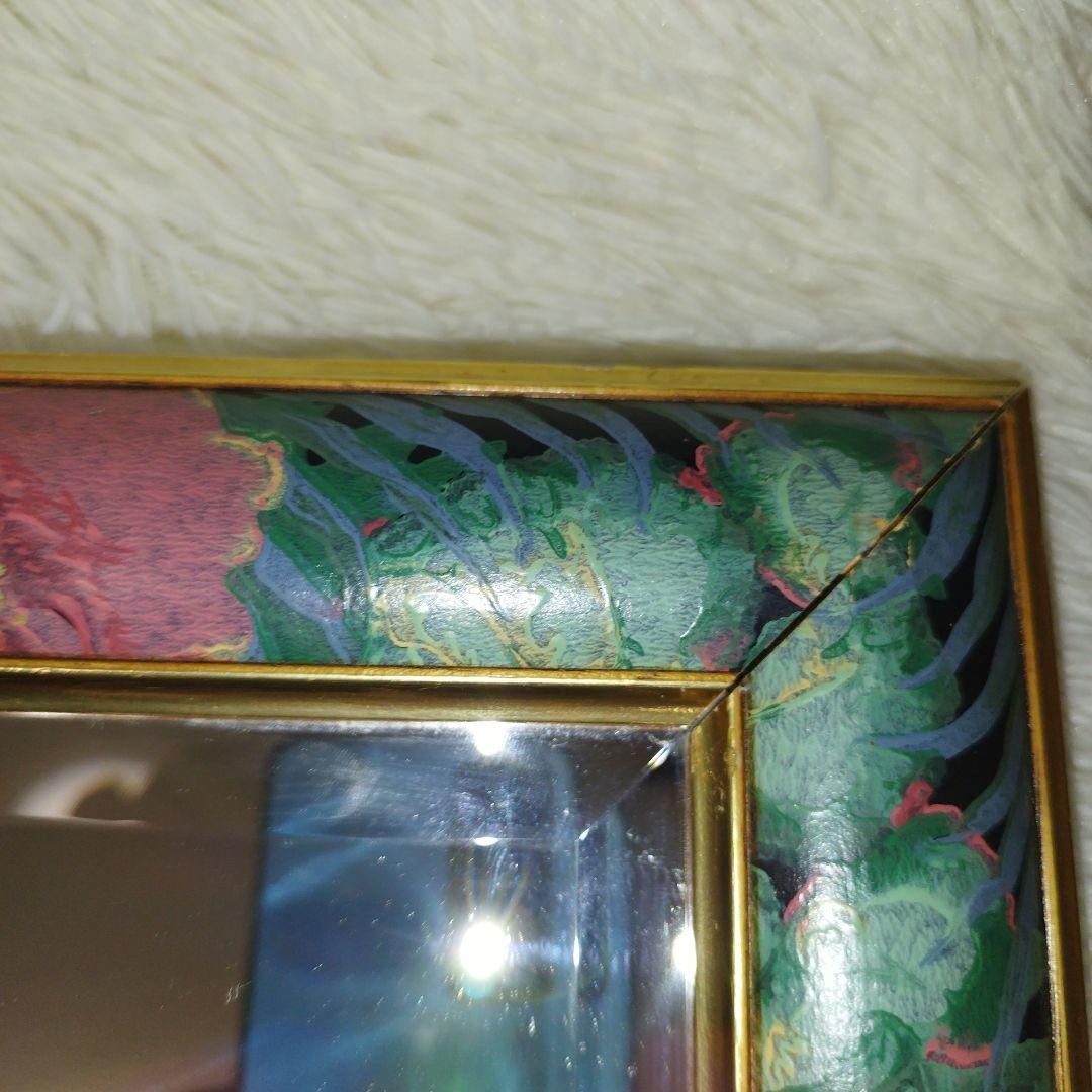 レトロ　スタンドミラー　塩川光明堂