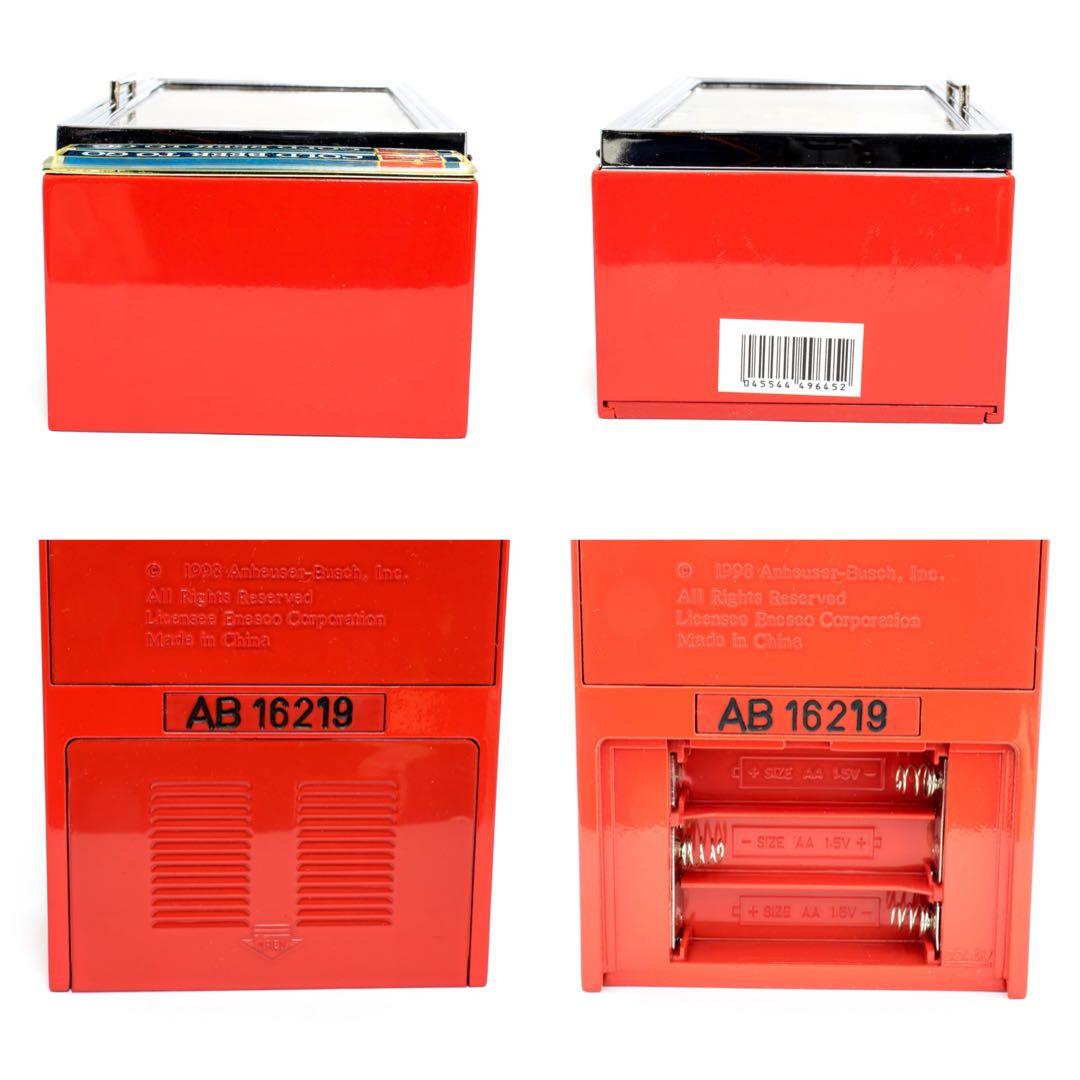 匿名配送]訳あり品 バドワイザー 冷蔵庫 貯金箱 ミュージック バンク