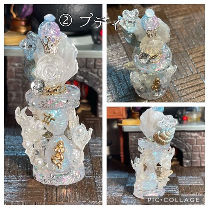 時のマーメイド砂時計オブジェ