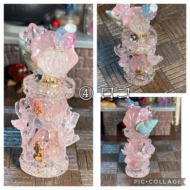 時のマーメイド砂時計オブジェ