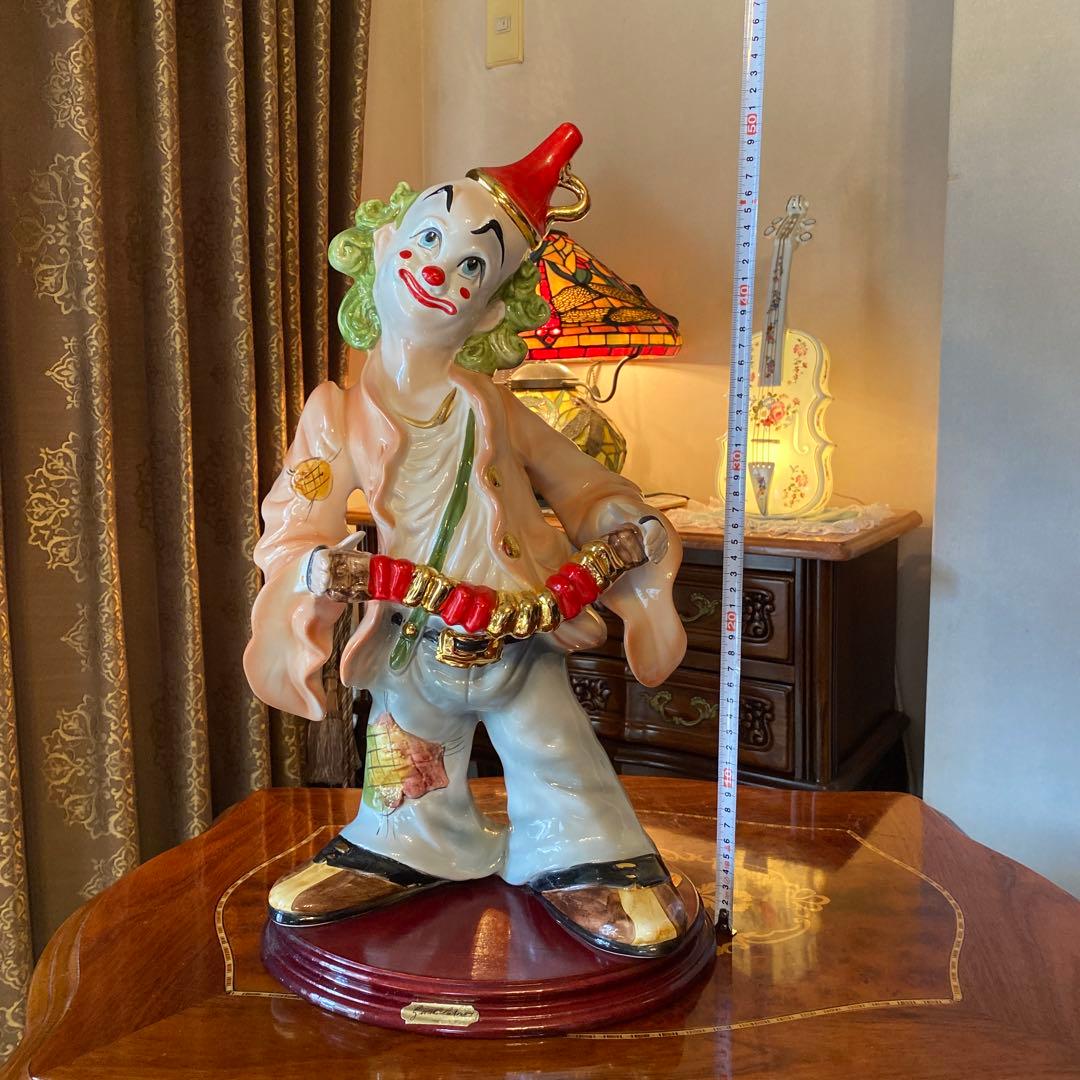 イタリア製　ピエロ　陶器　インテリア　Guido Cortese氏