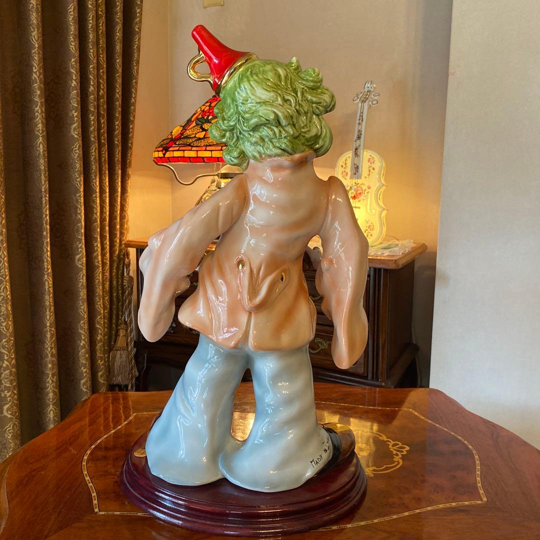 イタリア製　ピエロ　陶器　インテリア　Guido Cortese氏