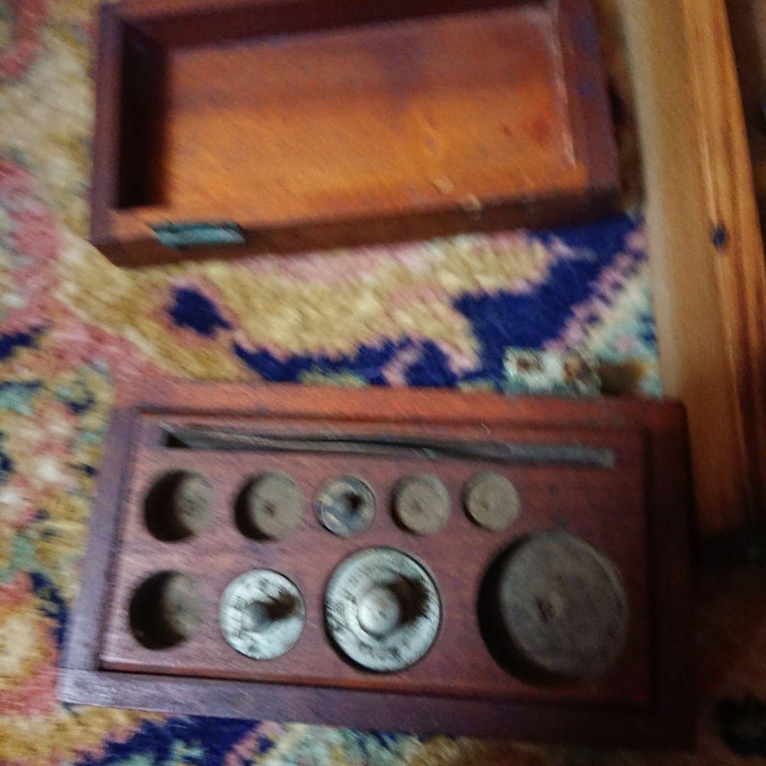 昭和のレトロ品　アンティーク 調剤天秤秤