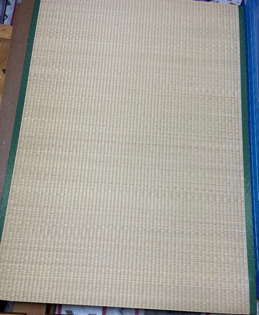 木製和式ダブルベッド、畳マットレス付き