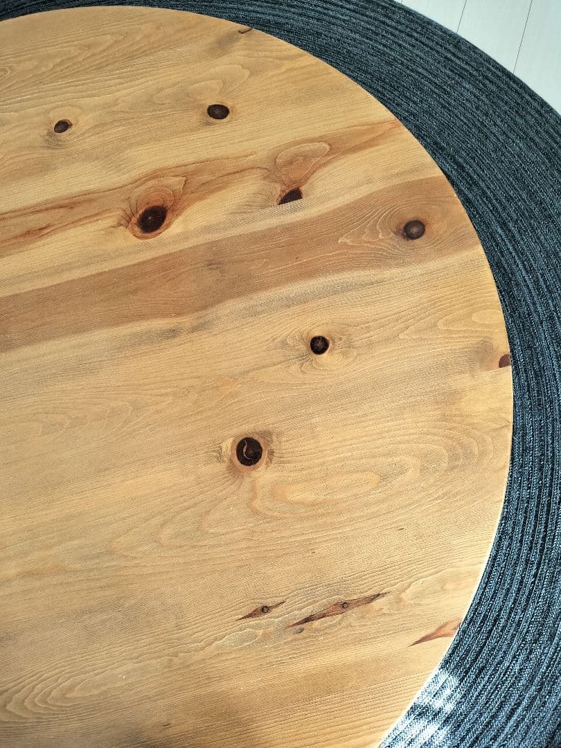 ACTUS　円形木製センターテーブル　140センチ