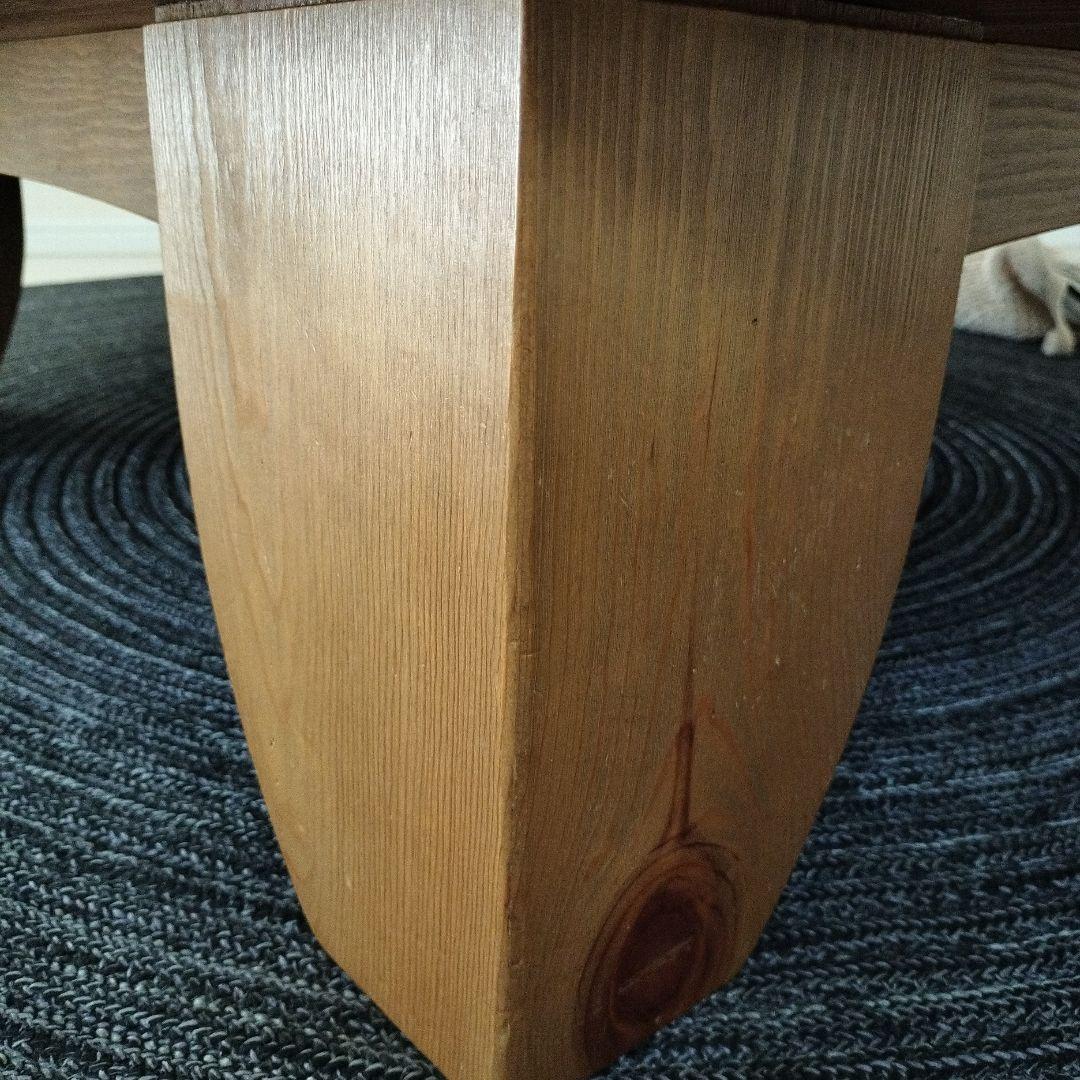 ACTUS　円形木製センターテーブル　140センチ