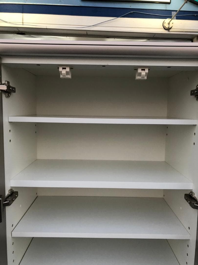 【福岡市限定】レンジボード 食器棚 キッチン収納 60,5×50×202,5㎝