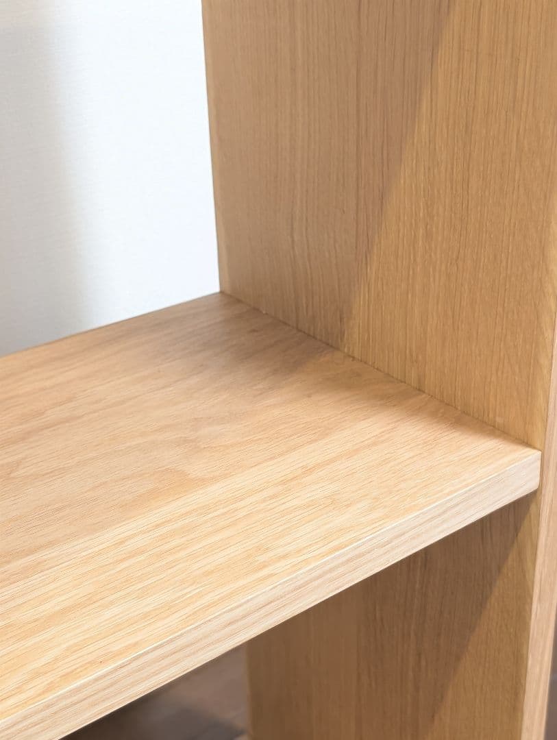 無印 スタッキングシェルフ 2段 オーク材