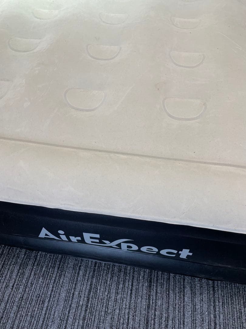二個セット　作動確認済送料込　 AirExpect 電動ポンプ内蔵　ダブルサイズ