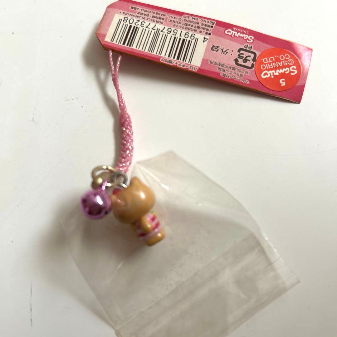 レア！ハローキティ 根付け　ストラップ　夏休み海バージョン　日焼けキティ